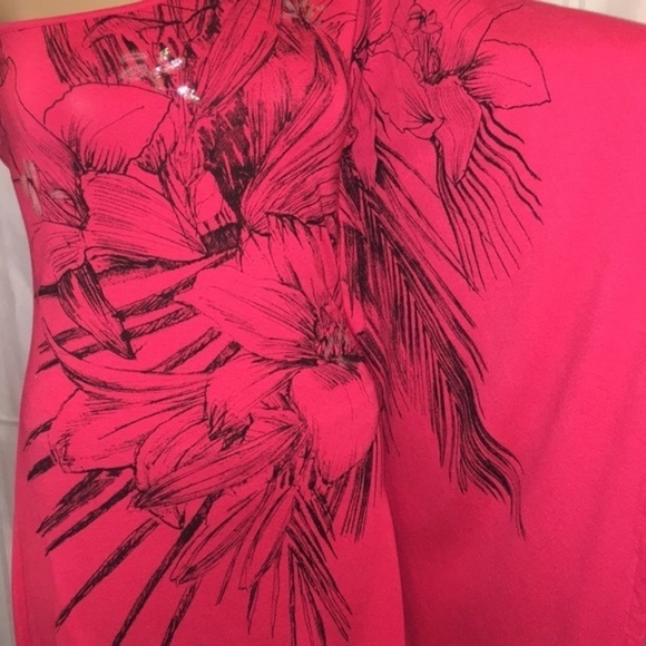 NWOT Express One Shoulder Floral Dress Small - Picture 3 of 12